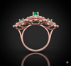 Royal Triple Bloom Diamond Ring