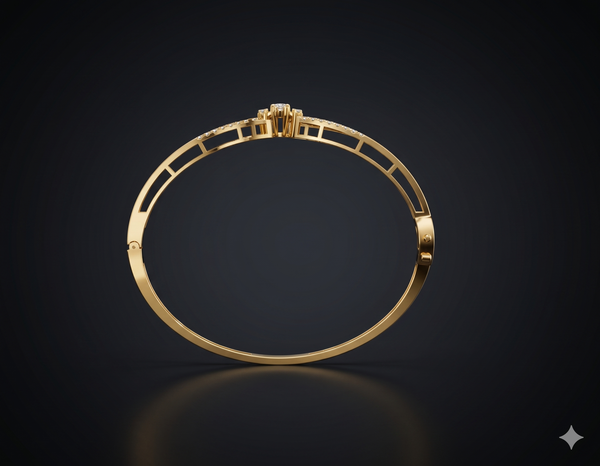 GOLDEN BLOOM WAVE BRACELET