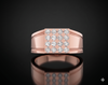 Imperial Grid Diamond Ring