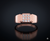 Regal Square Diamond Cluster Ring