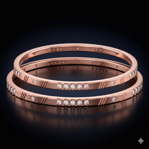 Infinity Gleam Bangles