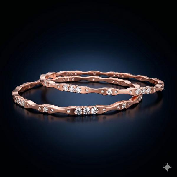 Infinity Wave Bangles