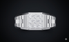 Royal Cluster Diamond Gents Ring