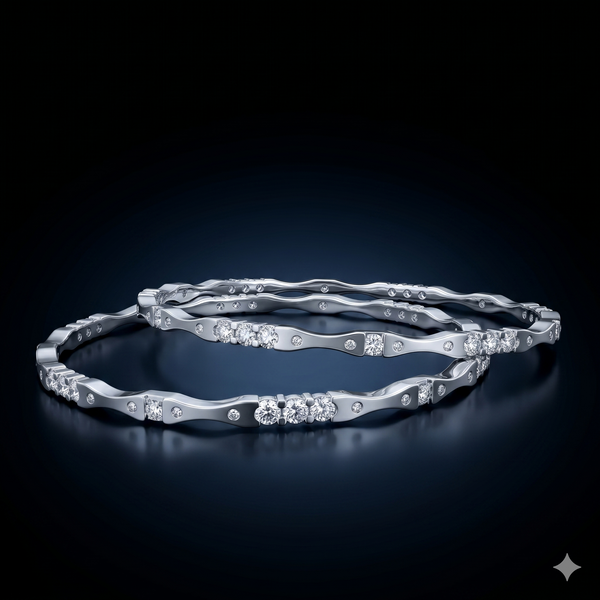 Infinity Wave Bangles