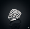 Diamond Aura Statement Ring
