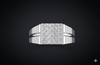 Diamond Matrix Gents Ring