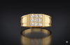 Luxe Diamond Panel Ring