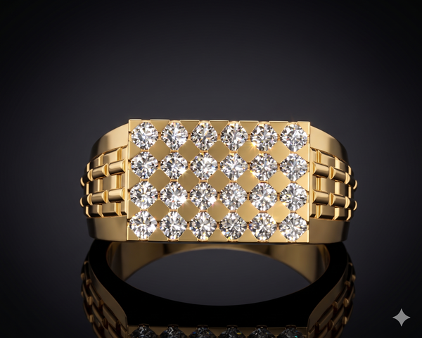 Elite Crown Cluster Ring