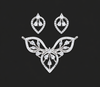 ROSEWING GRACE PENDANT AND EARING SET
