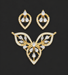 ROSEWING GRACE PENDANT AND EARING SET
